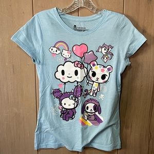 Gently used light blue Tokidoki Hello Kitty design. Ladies small.